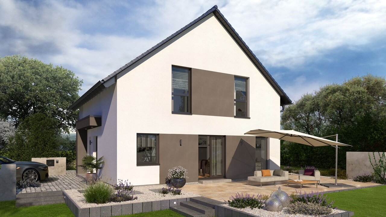 Schwabach: Kompaktes Ein­fa­mi­li­en­haus mit Rück­zugs­mög­lich­kei­ten 