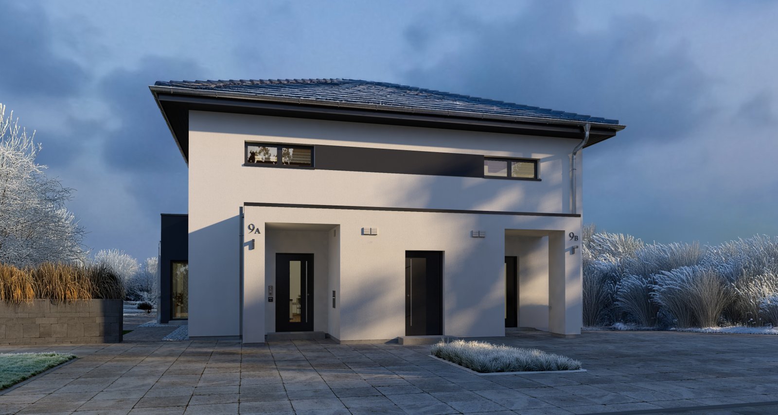 MODERNE VILLA ZWEIGETEILT 