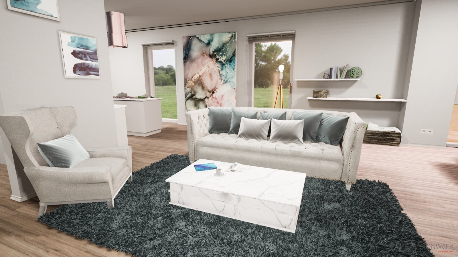 Ansicht Wohnzimmer Ansicht Wohnzimmer