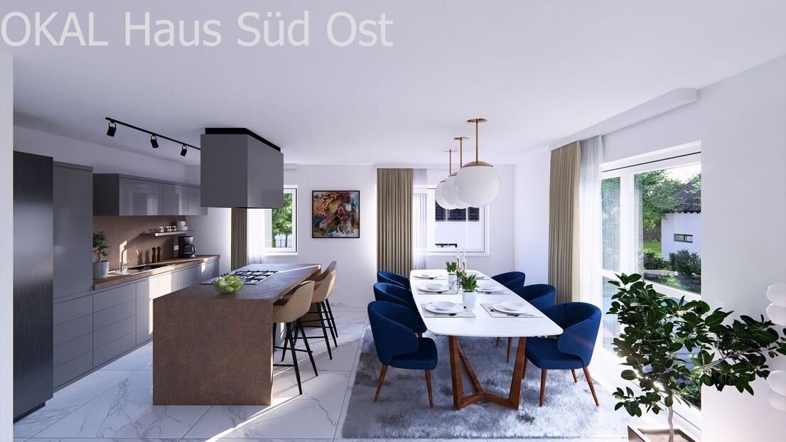 Küche und Esszimmer