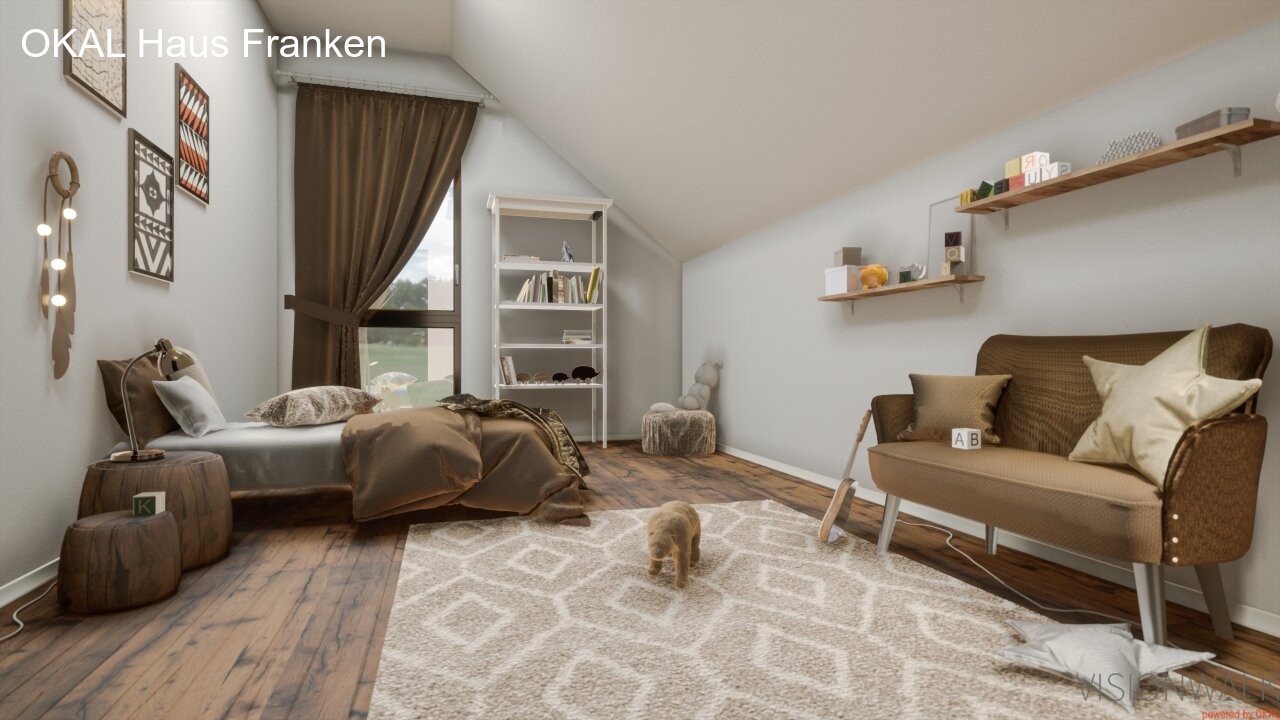 Kinderzimmer Dachgeschoss Hauptwohnung (2) Kinderzimmer Dachgeschoss Hauptwohnung (2)