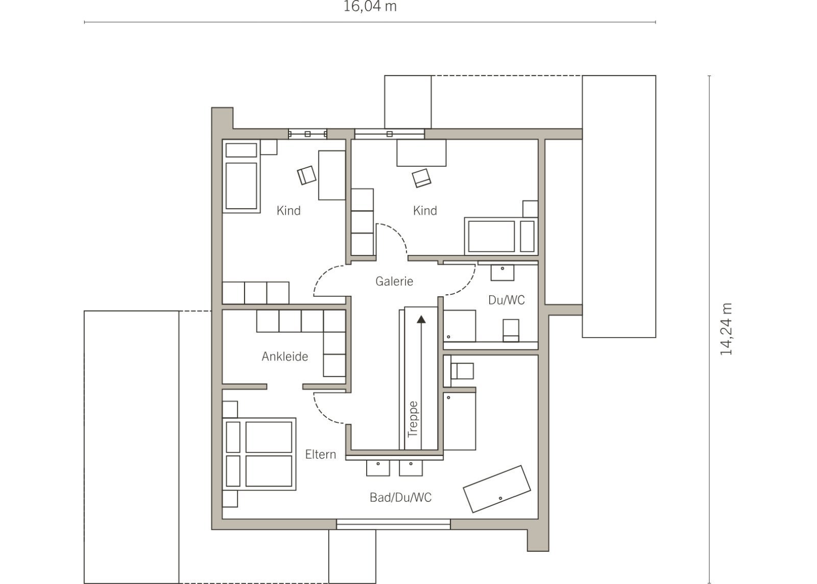 Grundriss Dachgeschoss