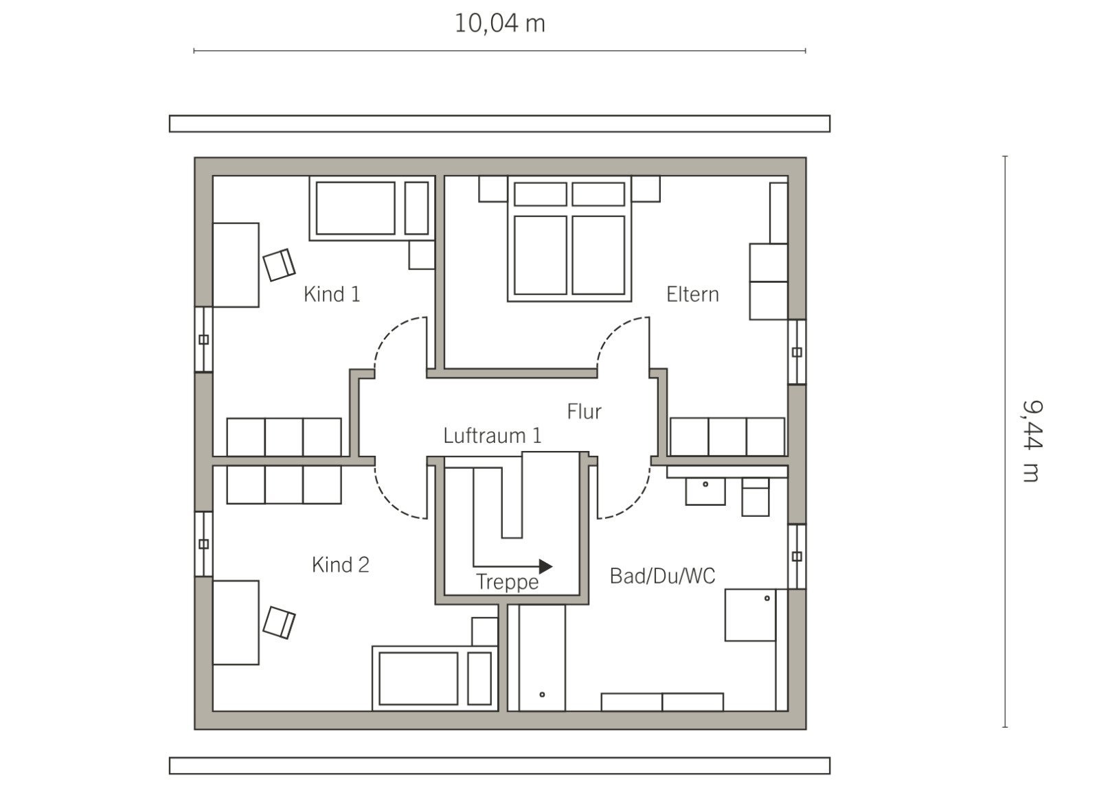 Grundriss Dachgeschoss