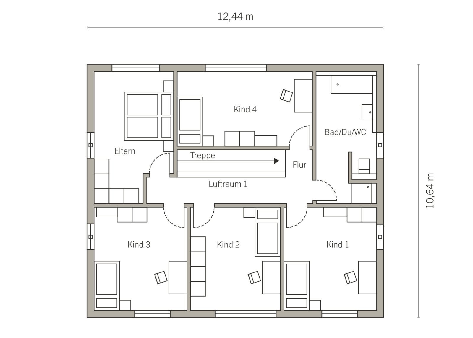 Grundriss Dachgeschoss