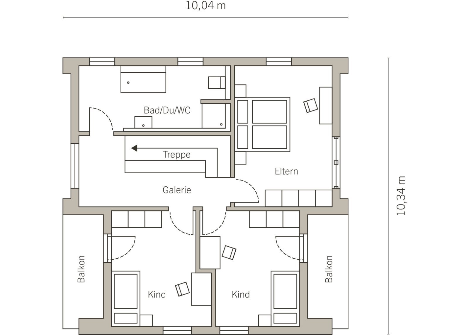 Grundriss Dachgeschoss