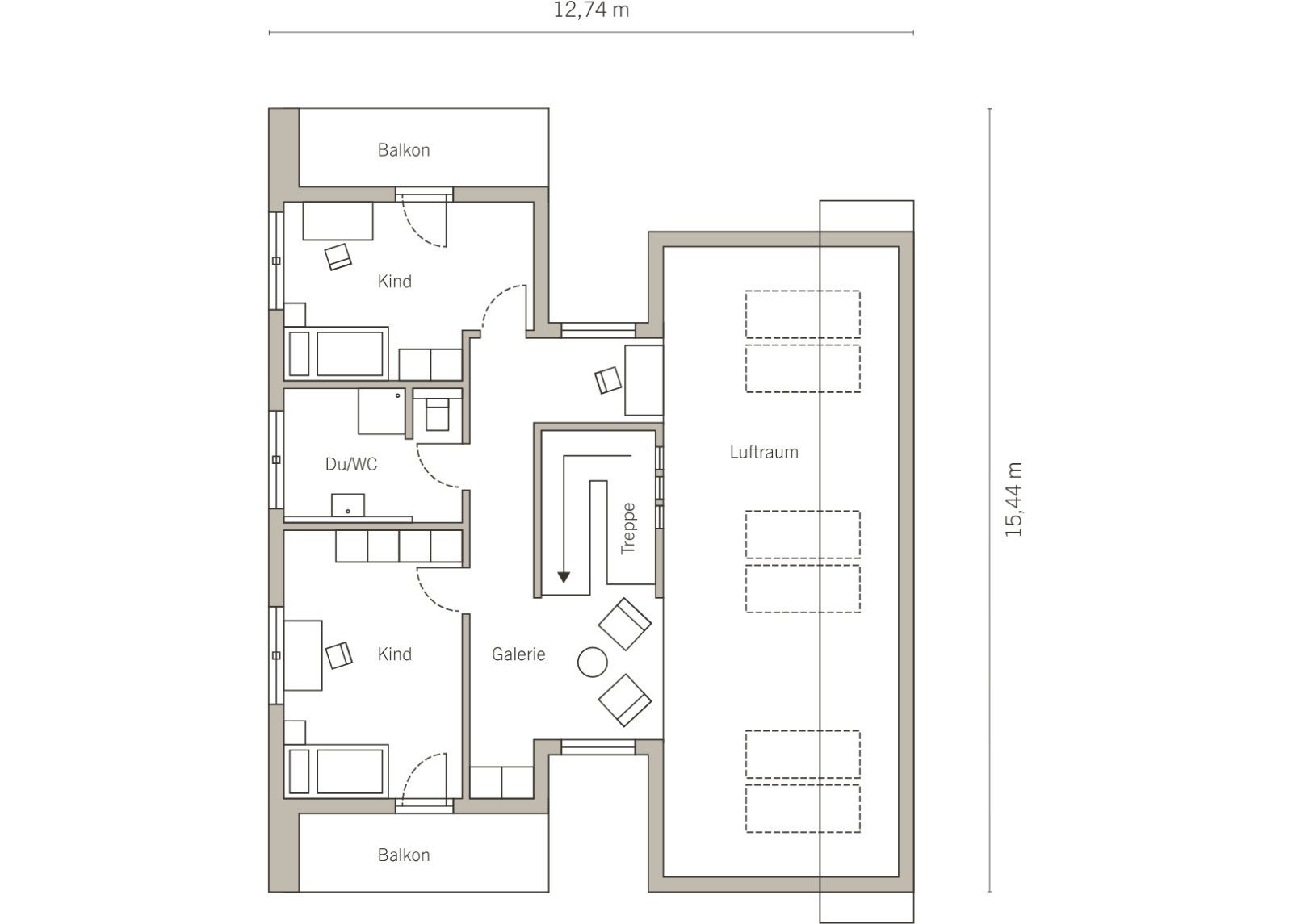 Grundriss Dachgeschoss