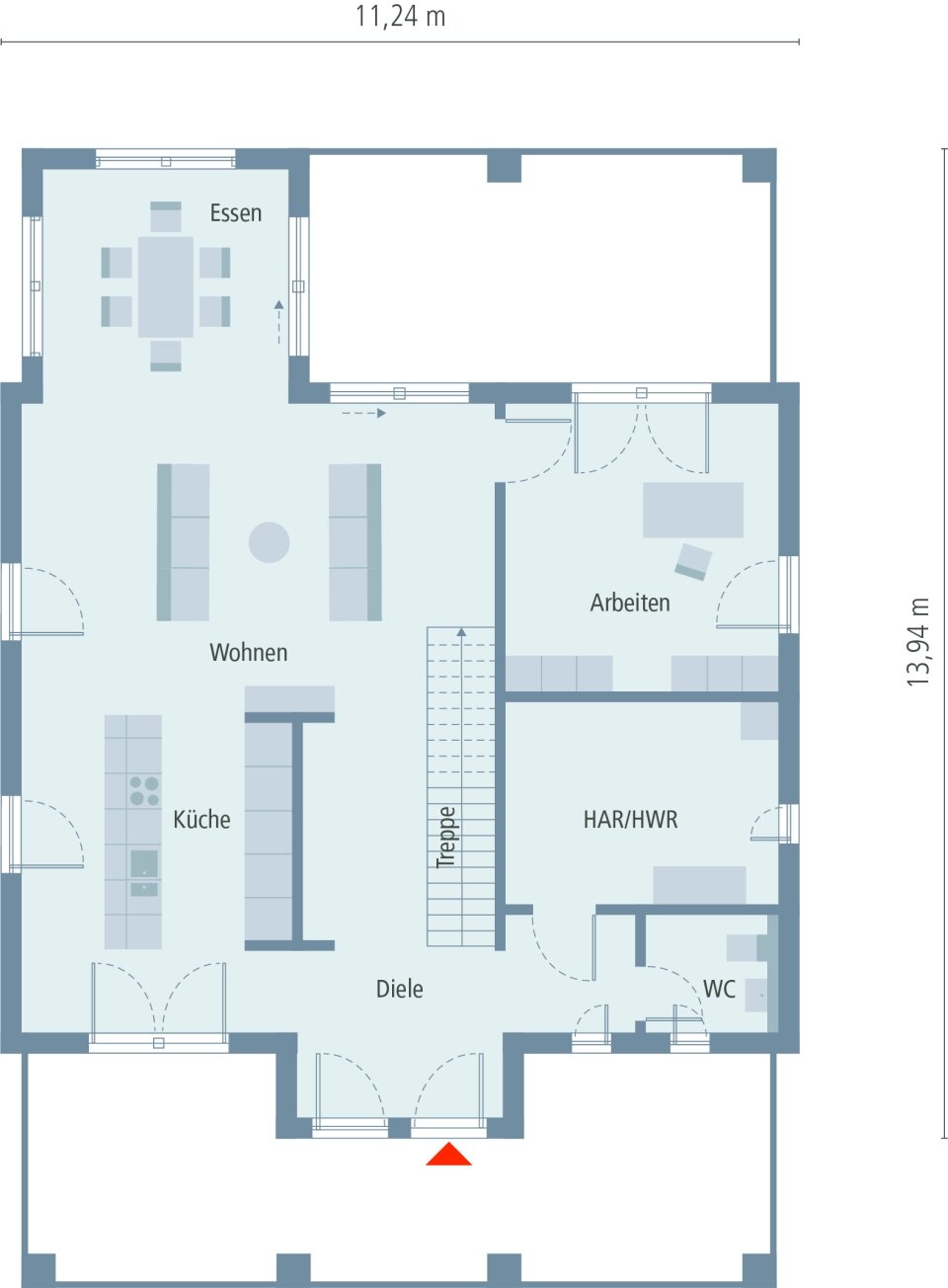 Grundriss Erdgeschoss Grundriss Erdgeschoss