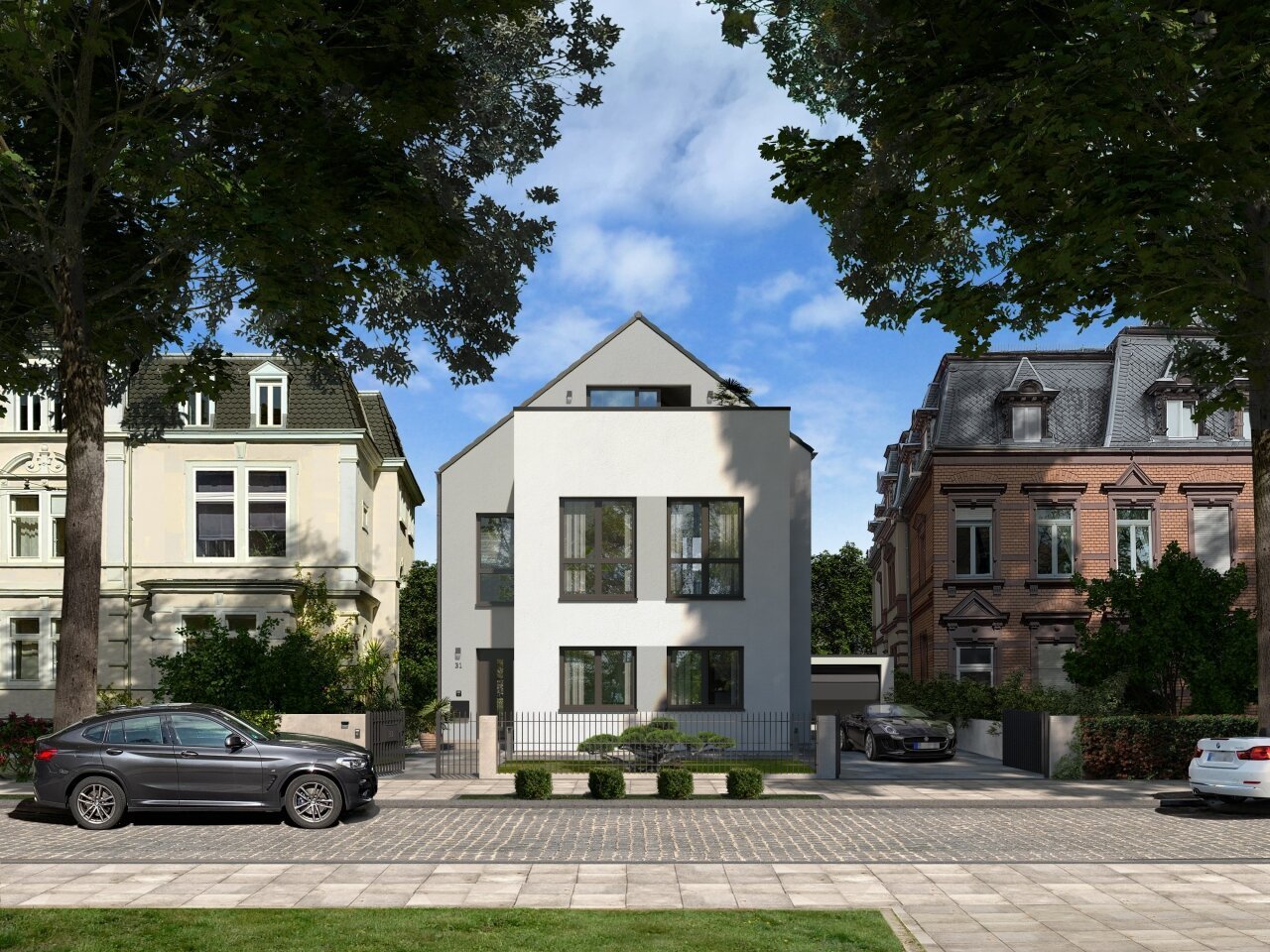 Ansicht Eingang Villenviertel Ansicht Eingang Villenviertel