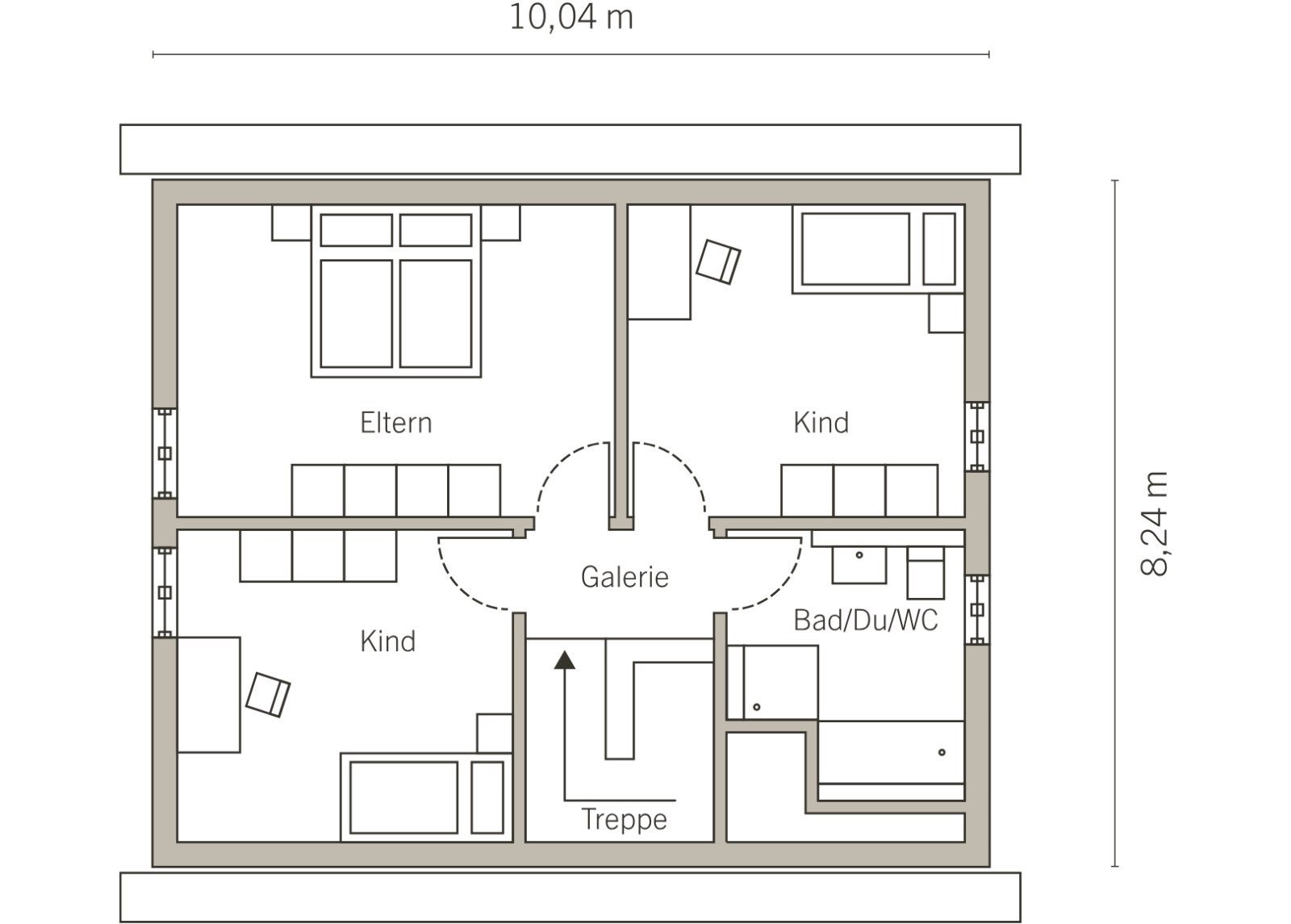 Grundriss Dachgeschoss