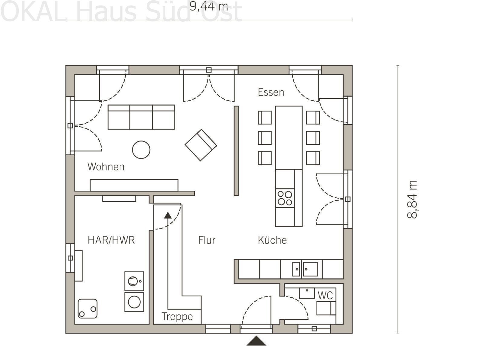 14 Grundriss Erdgeschoss