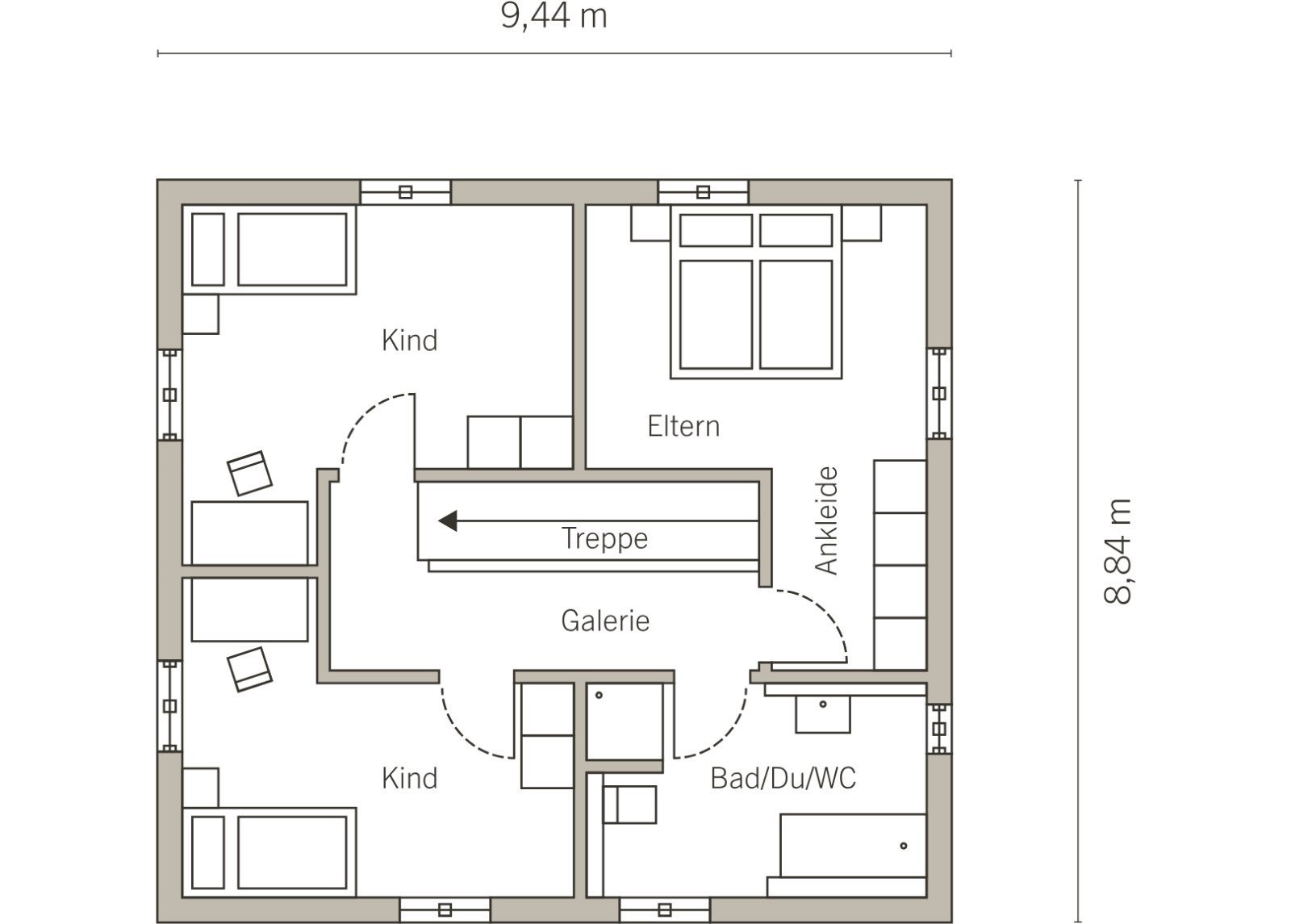 Grundriss Dachgeschoss Grundriss Dachgeschoss